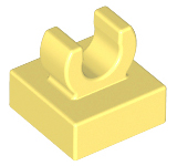LEGO tile (modified) - 1 x 1 with an open o -clip