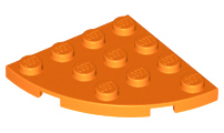 LEGO Platten (modifiziert) - Eckplatte 4 x 4 (rund)