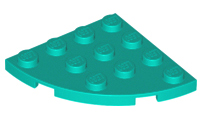 LEGO Platten (modifiziert) - Eckplatte 4 x 4 (rund)