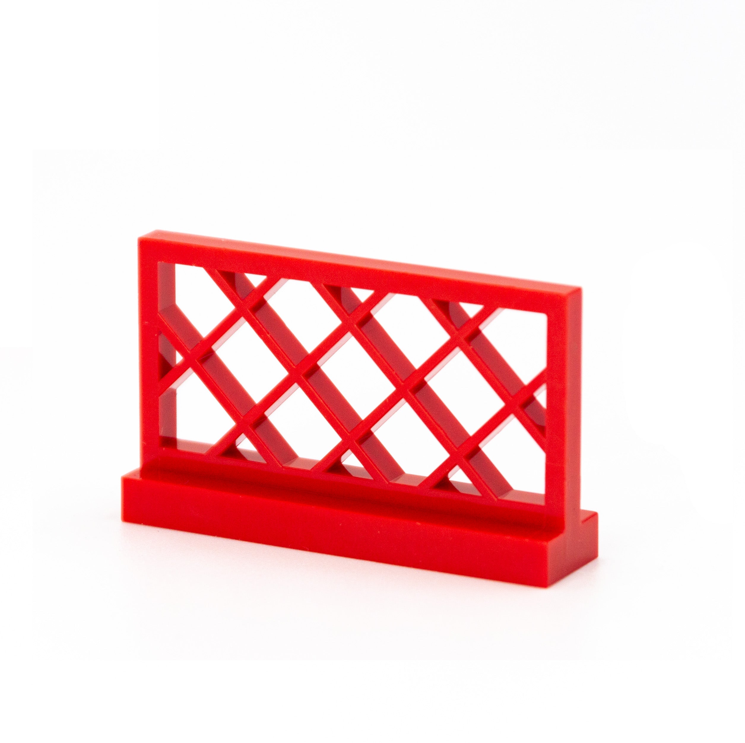 LEGO fences - 1 x 4 x 2 with grid