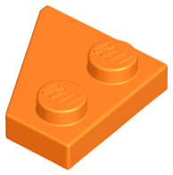 LEGO Platten (modifiziert) - Platte 2 x 2 Rechts (27 Grad)