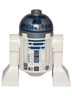 LEGO Star Wars Minifigur - Astromech Druid R2D2 (Lavendel Tupfen)