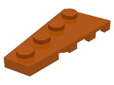 LEGO  Platten (modifiziert) – Keil 4 x 2  (Links)