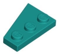 LEGO Platten (modifiziert) - Flügel 3 x 2 (rechts)