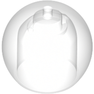 LEGO Minifigures helmets - fish glass (round)