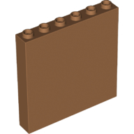 LEGO panels (modified) - Plate 1 x 6 x 5