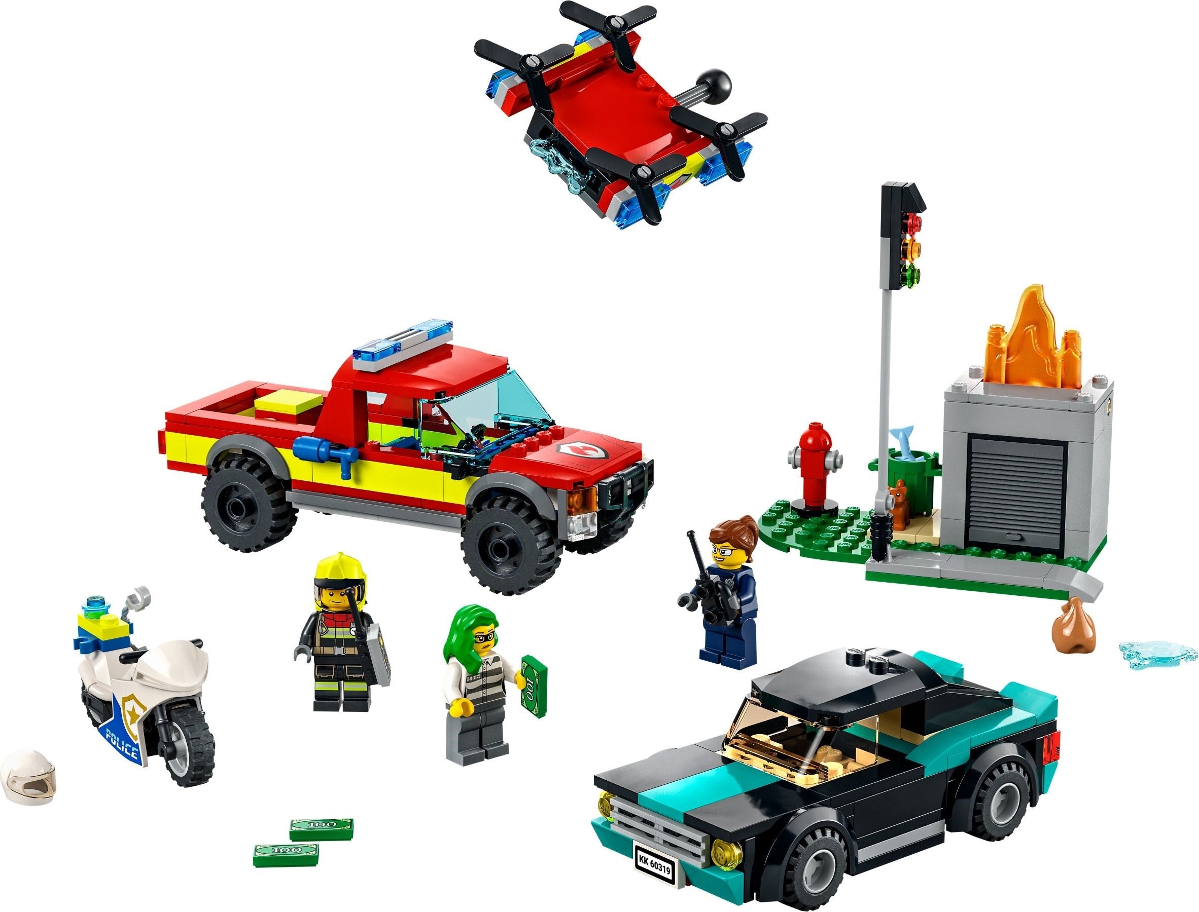 LEGO® extinguishing and chase