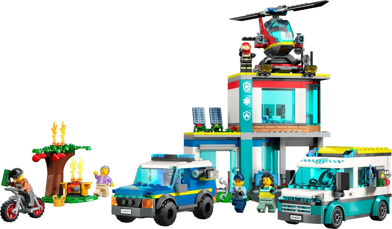 LEGO® headquarters of the rescue vehicles