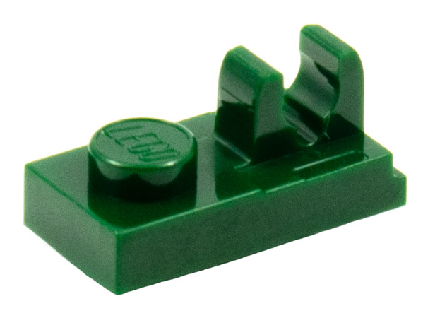 LEGO Platten (modifiziert) - 1 x 2 mit Clip oben