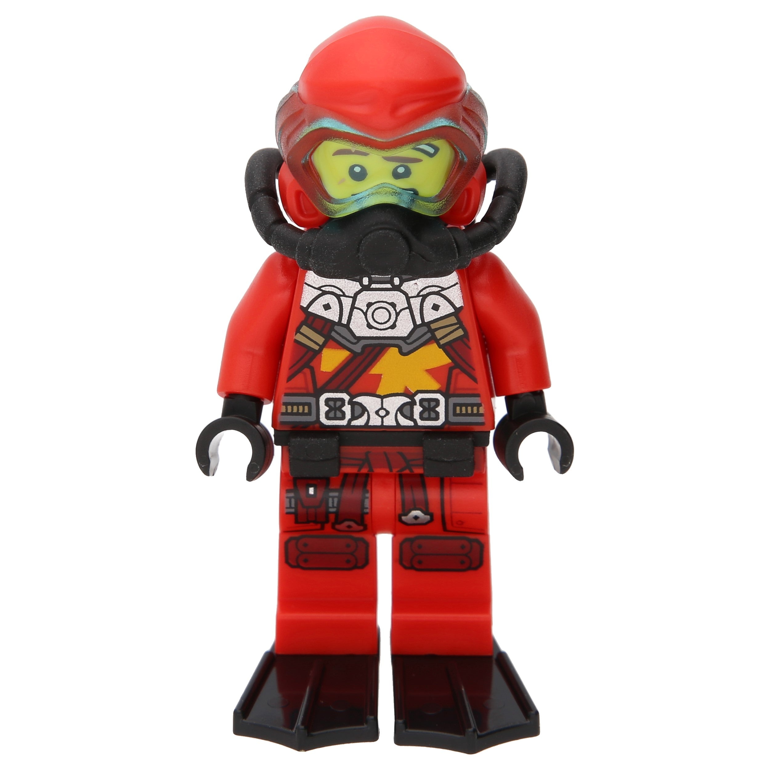 Lego Ninjago Minifigur - Kai with diving suit (secret of depth)