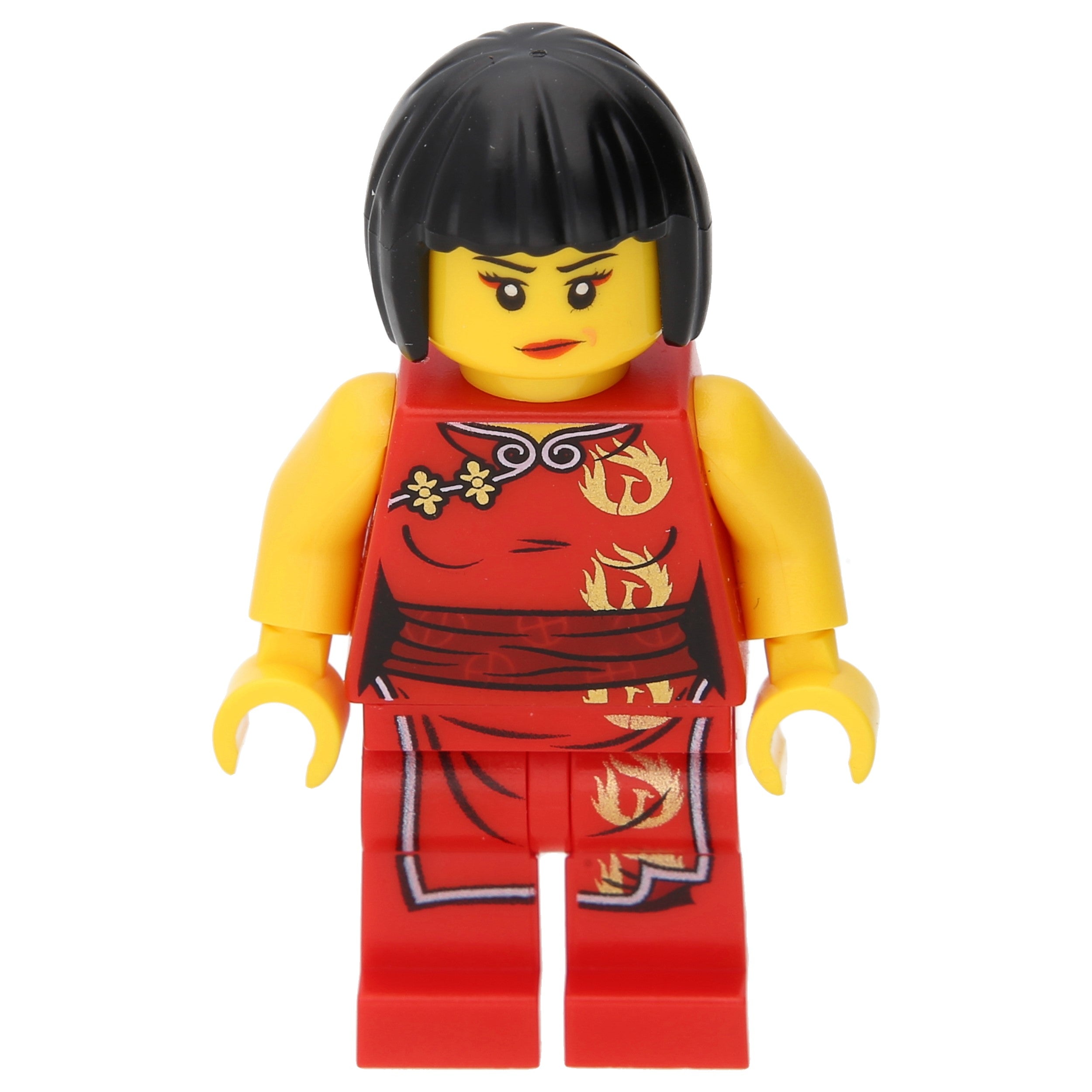 Lego Ninjago Minifigur - Nya with red outfit (The Golden Weapons)