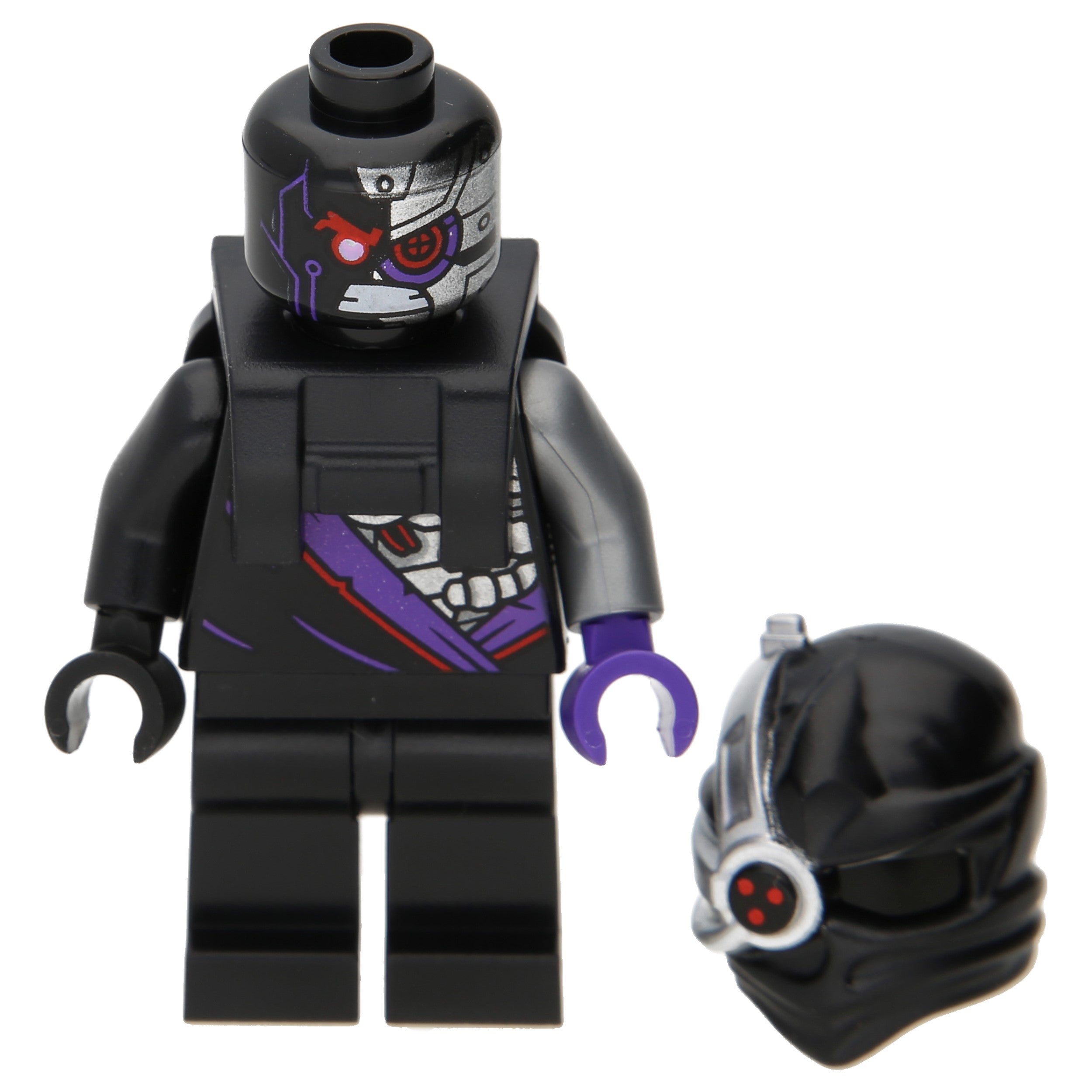 Lego Ninjago Minifigure - Nindroid Warrior with neck bracket (Legacy)