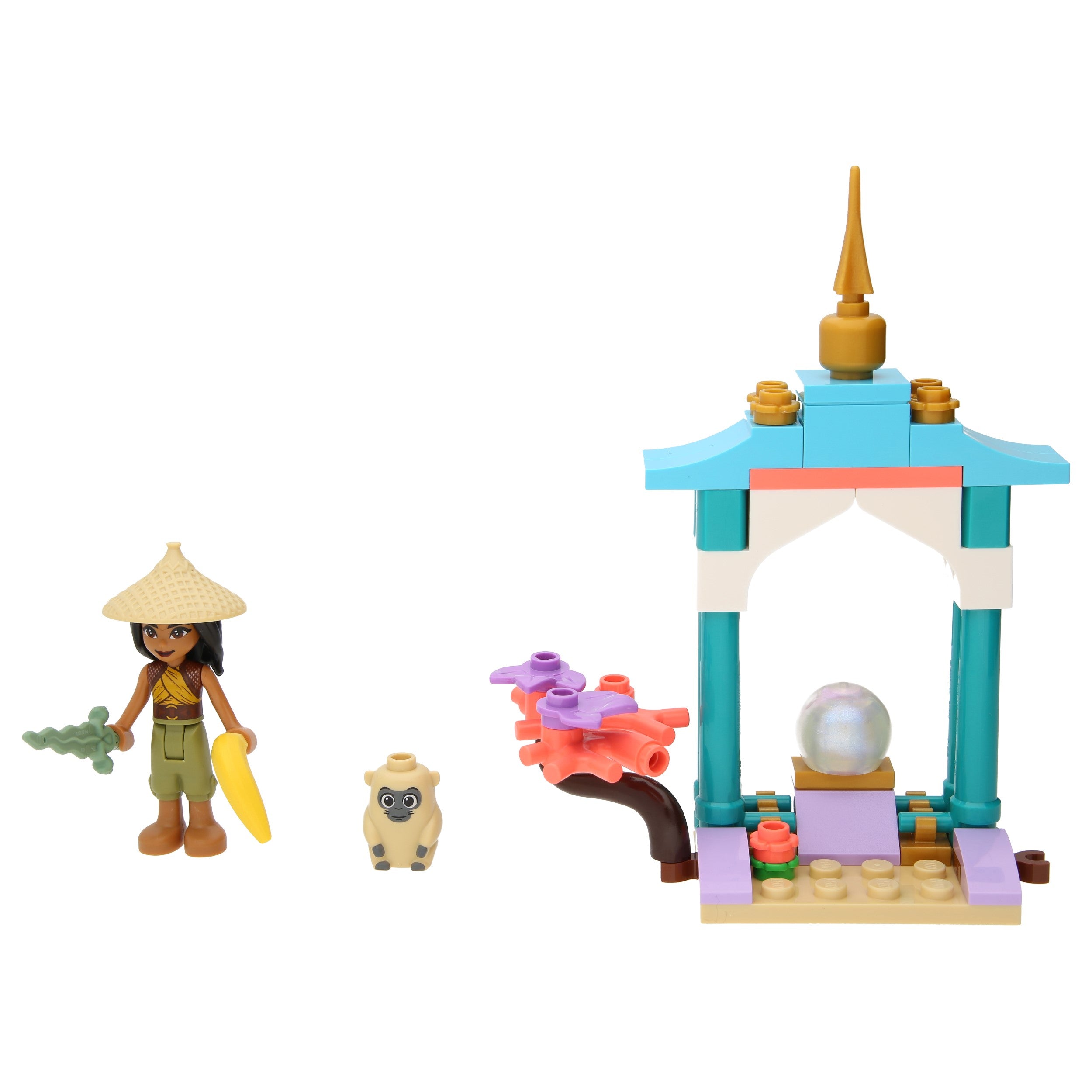 LEGO DISNEY KOMPLES - RAYA and ONGI (Raya and the last dragon)