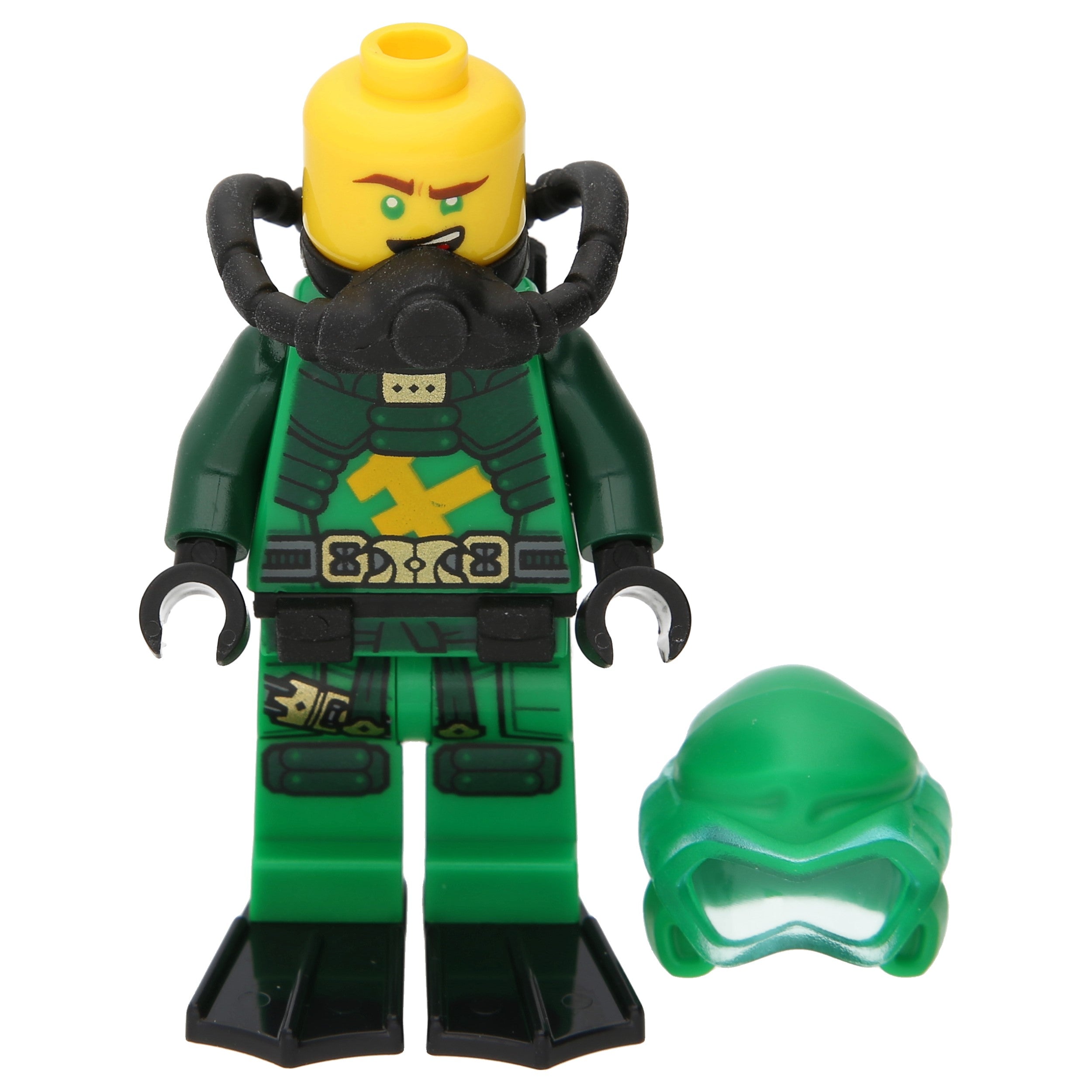 Lego Ninjago Minifigures - Lloyd with a diving suit (secret of depth)