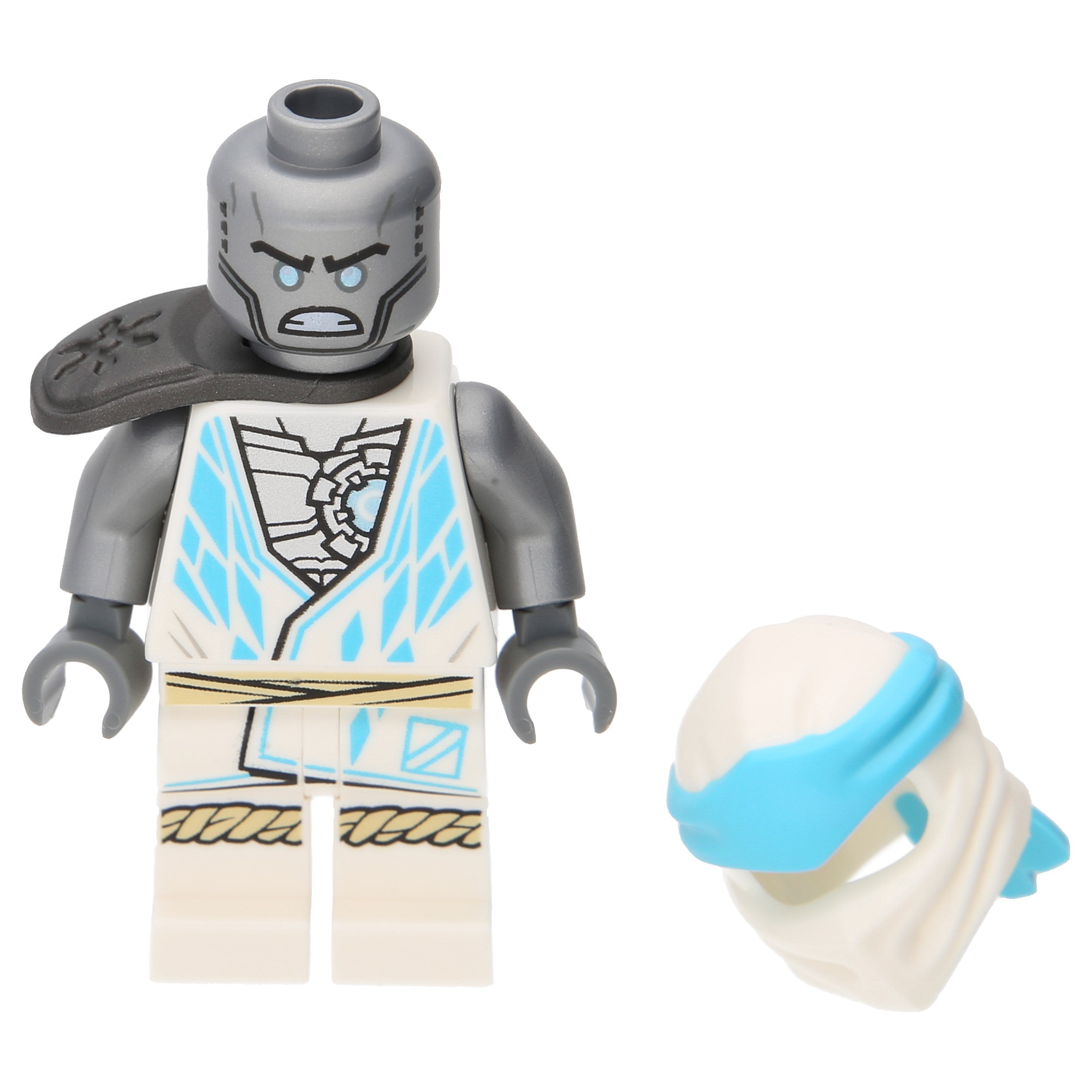 LEGO Ninjago Minifiguren – Zane mit Schulterplatten (Core)