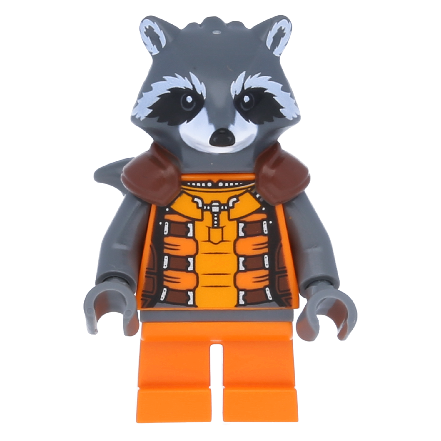 LEGO superhero mini figure - Rocket Raccoon (Oranges Outfit)