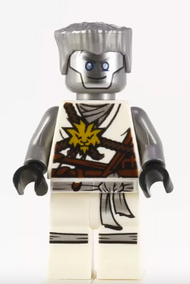 LEGO Ninjago Minifigures - Zane with Robe des Master and Hair (Day of the Departed)