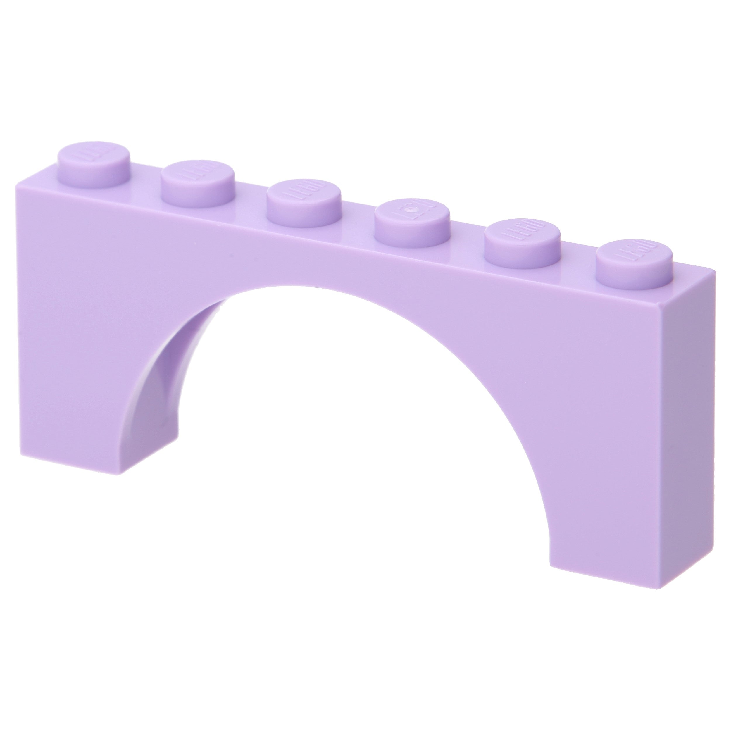 LEGO Bogensteine - 1 x 6 x 2 (mittlere Dicke oben)