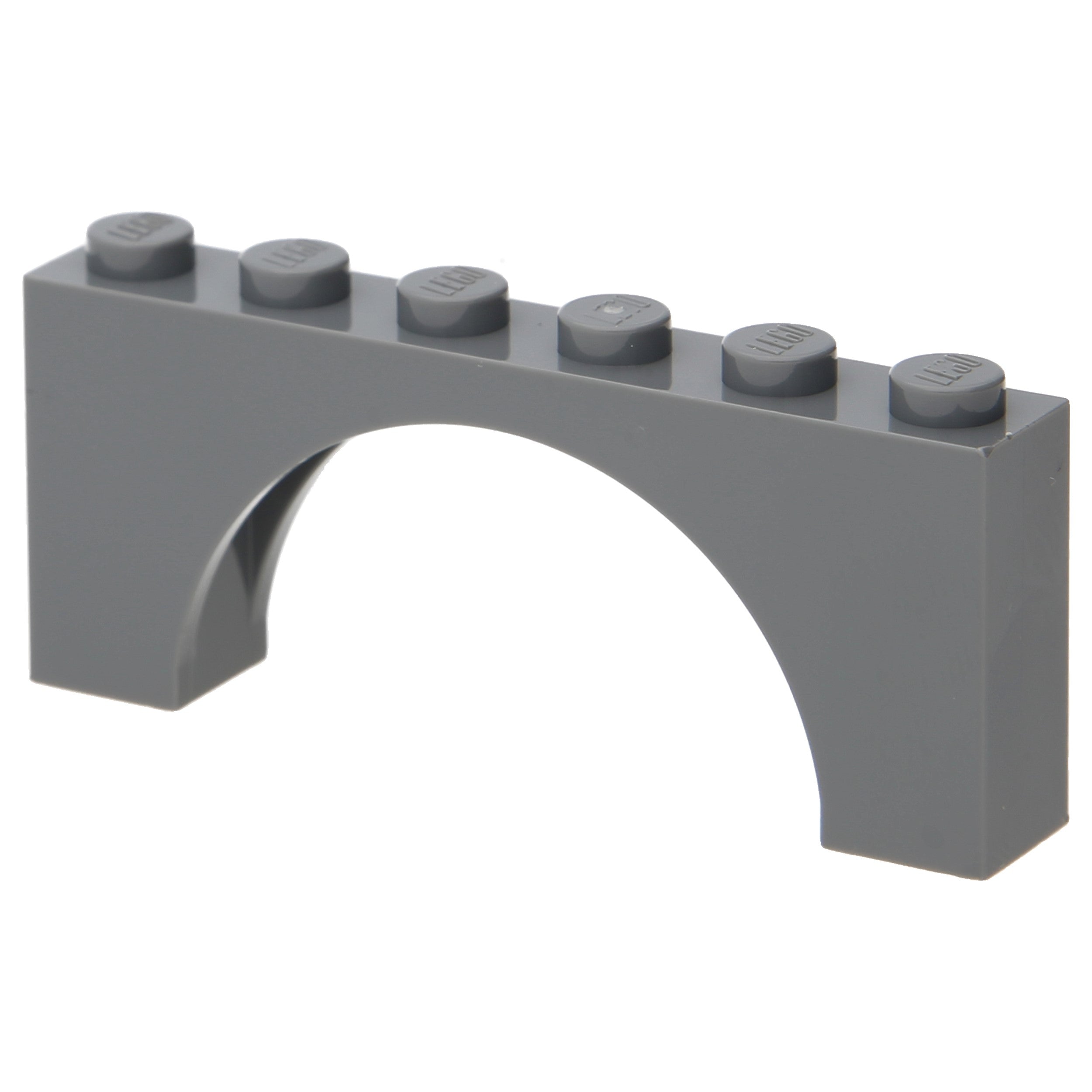 LEGO Bogensteine - 1 x 6 x 2 (mittlere Dicke oben)