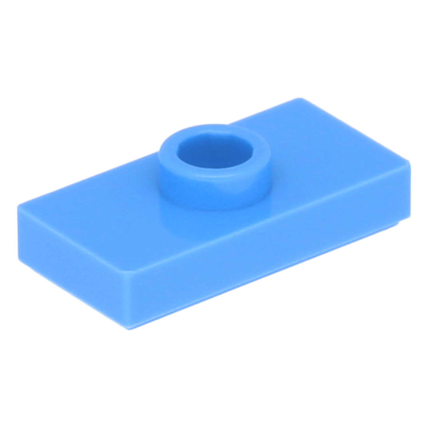 Lego plates (modified) - 1 x 2 with 1 knob and lower knob holder