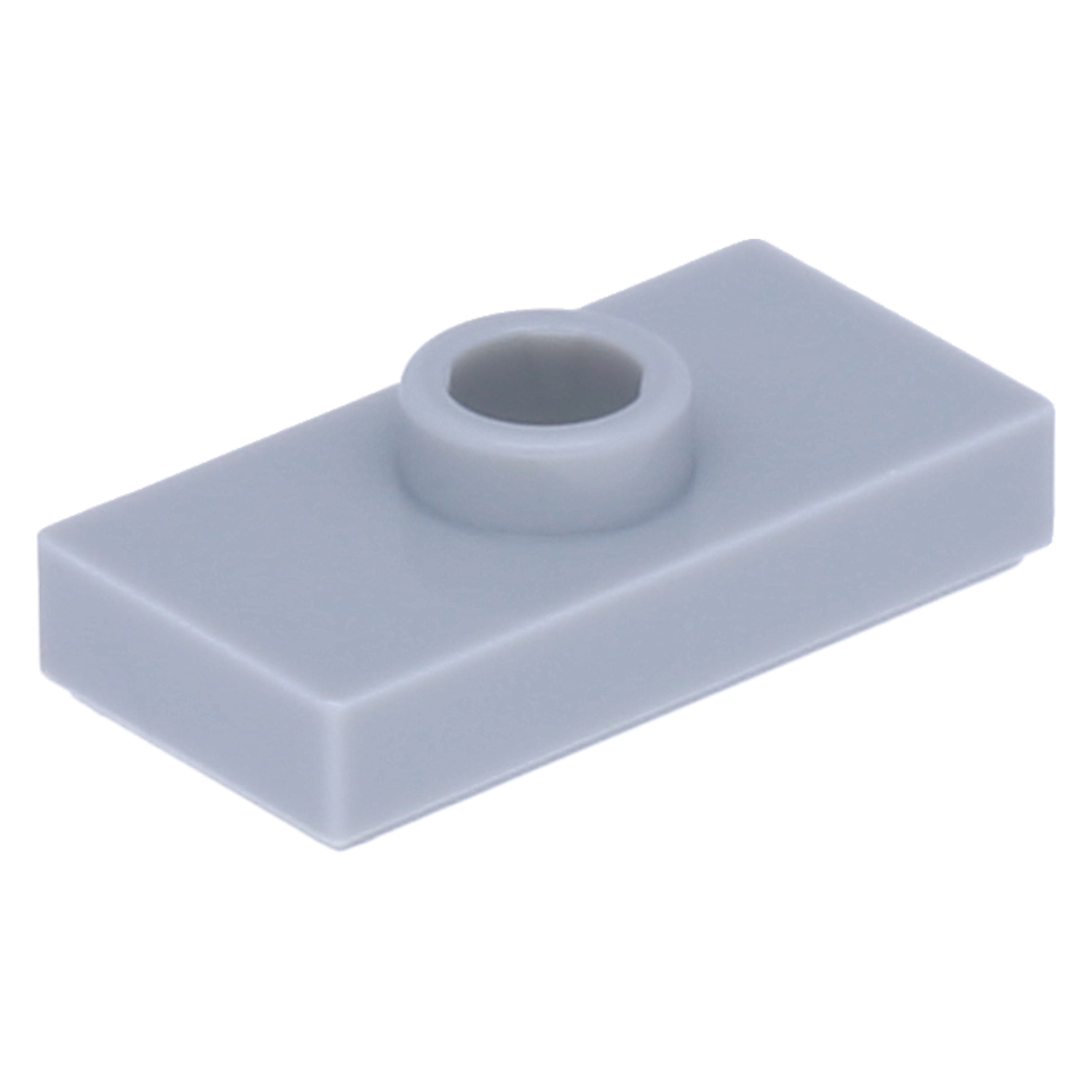Lego plates (modified) - 1 x 2 with 1 knob and lower knob holder