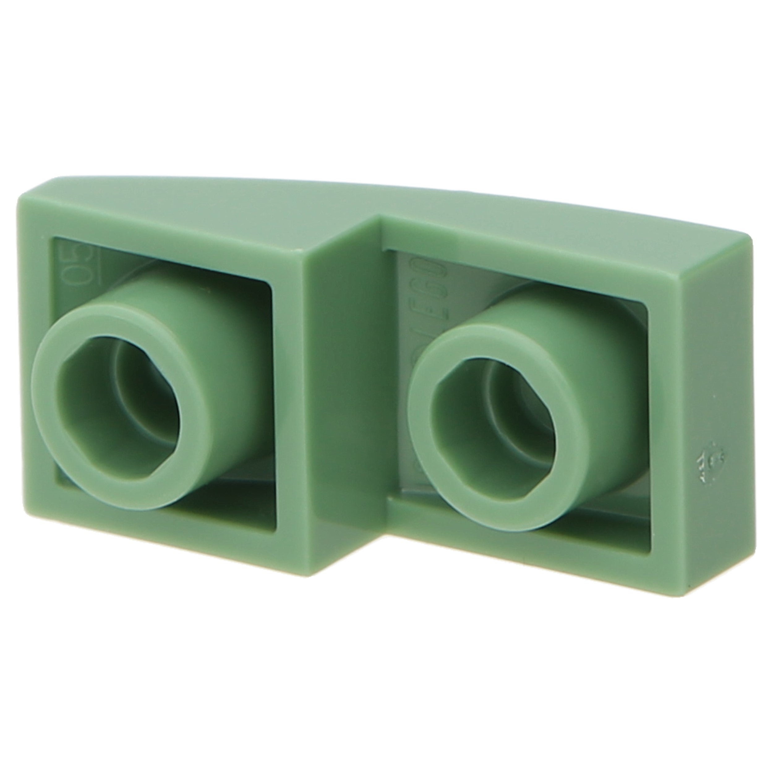 LEGO roof stones (modified) - 2 x 1 x 2/3 (inverted, curved)