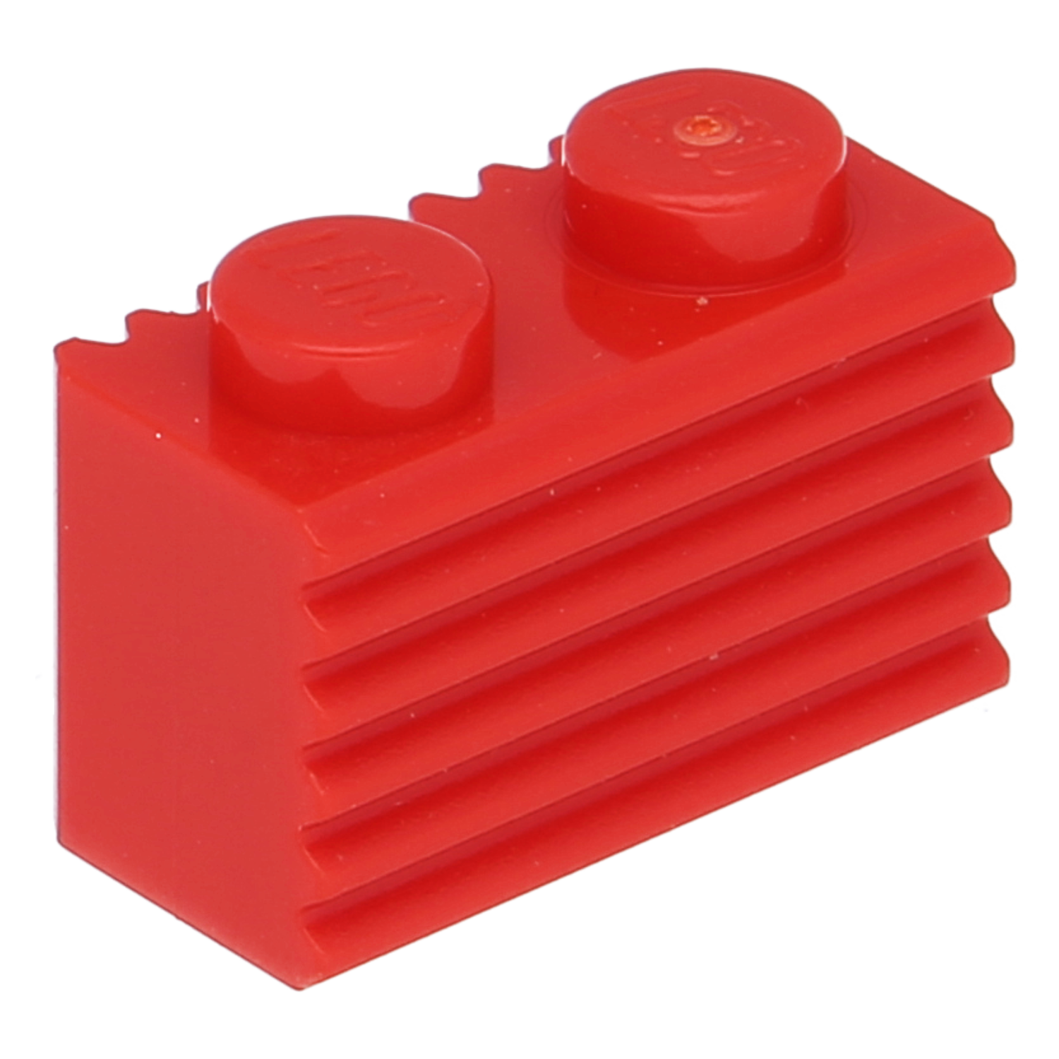 LEGO Steine (modifiziert) - 1 x 2 mit Gitter (Rillenprofil)