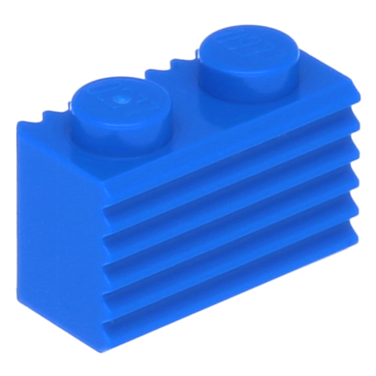 LEGO Steine (modifiziert) - 1 x 2 mit Gitter (Rillenprofil)