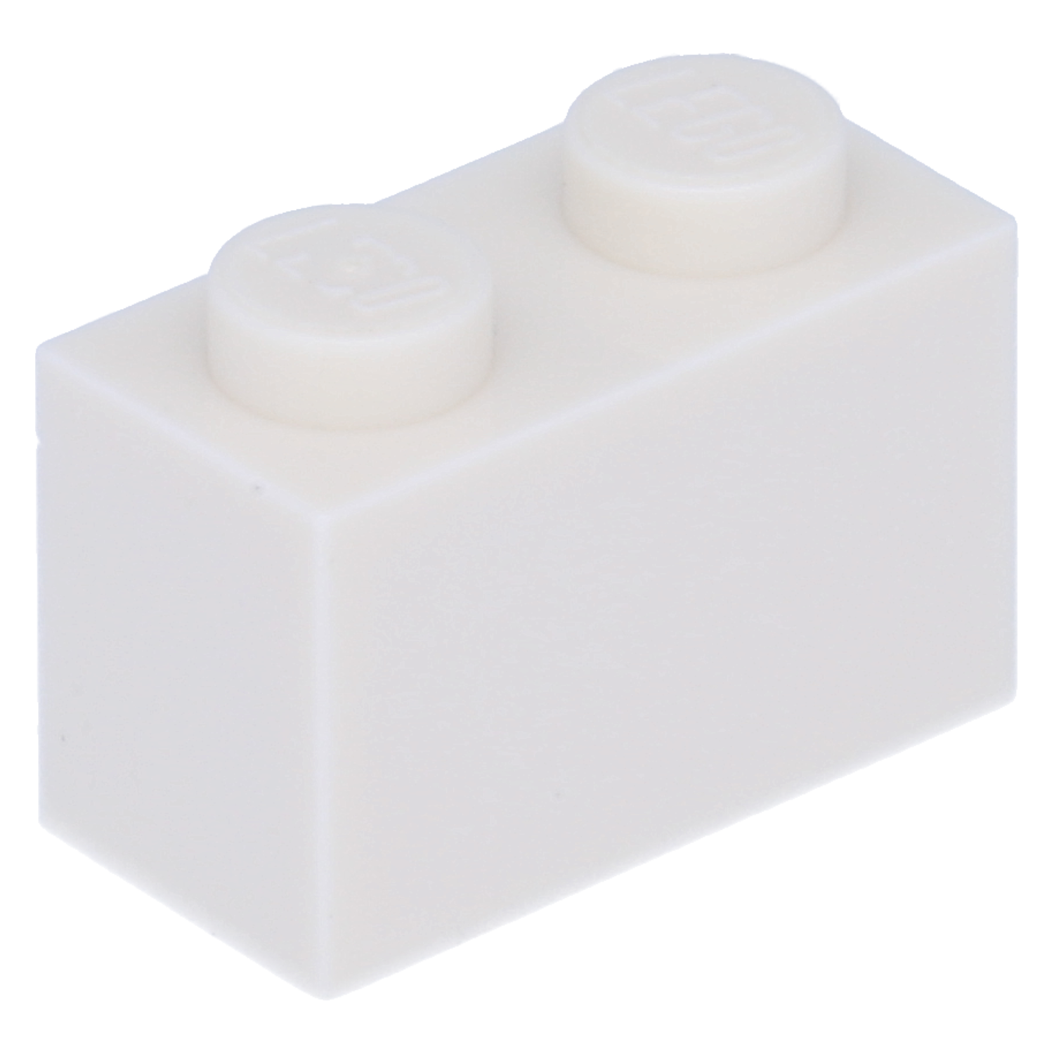 50x White Brick 1 x 2