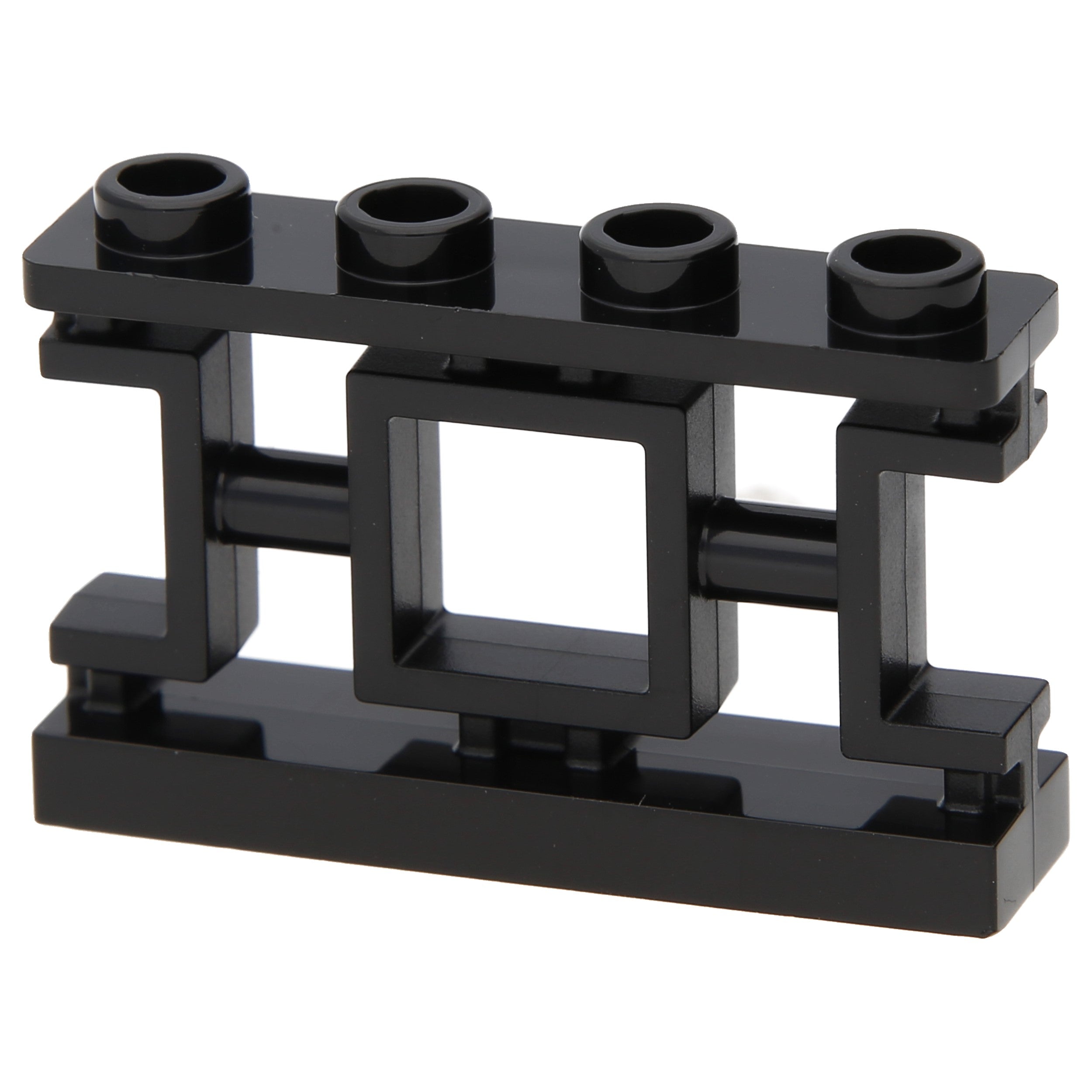 LEGO fences - 1 x 4 x 2 with Asian ornaments and 4 knobs