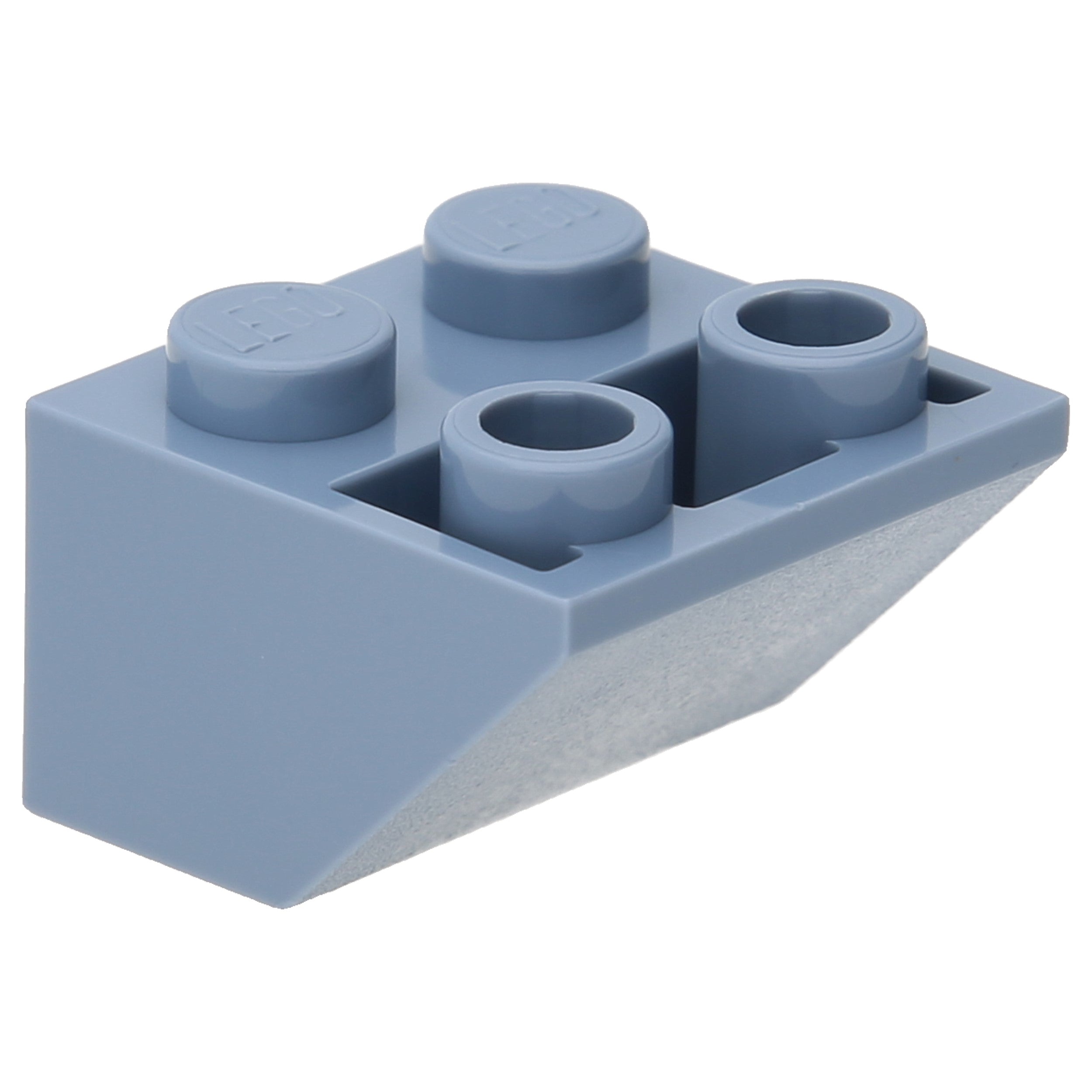 LEGO roof stones (modified) - slanted 45 degrees, 2 x 2, flat underside