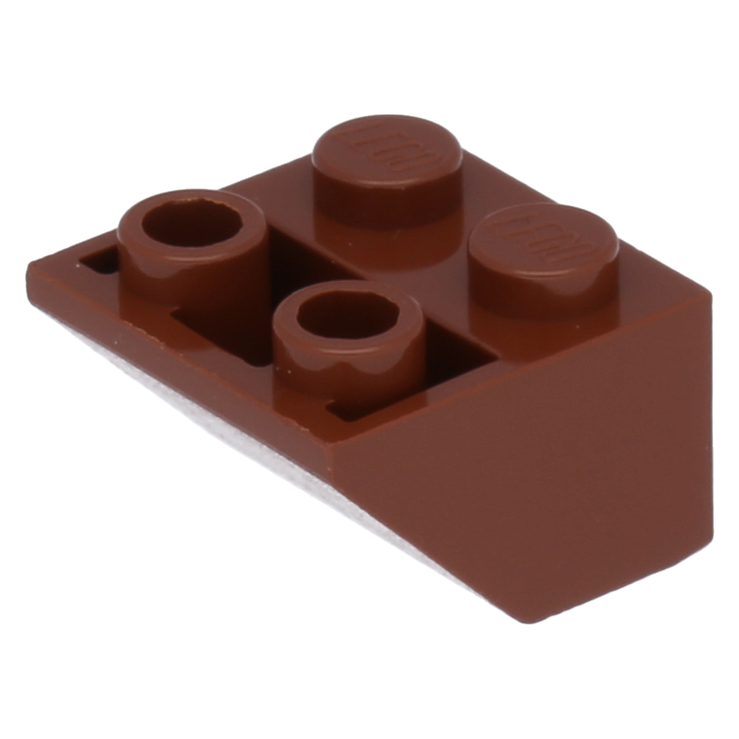 LEGO roof stones (modified) - slanted 45 degrees, 2 x 2, flat underside