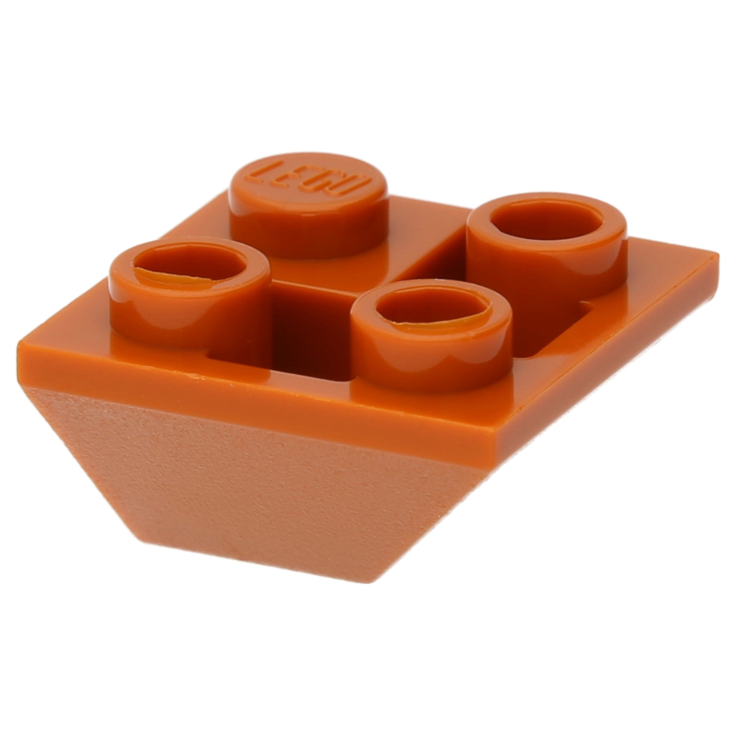 LEGO roof stones (modified) - 2 x 2 double convex (inverted, 45 °)