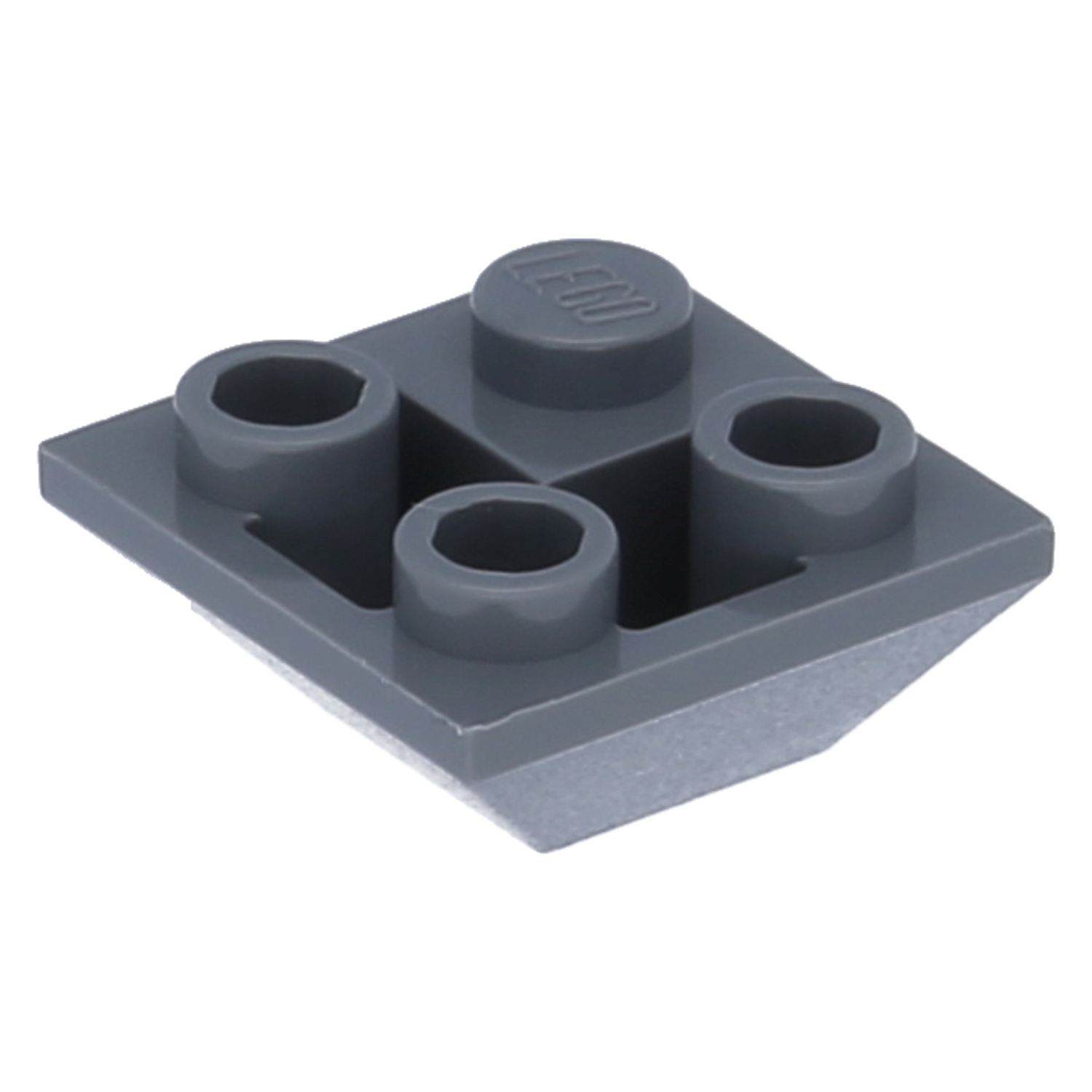LEGO roof stones (modified) - 2 x 2 double convex (inverted, 45 °)