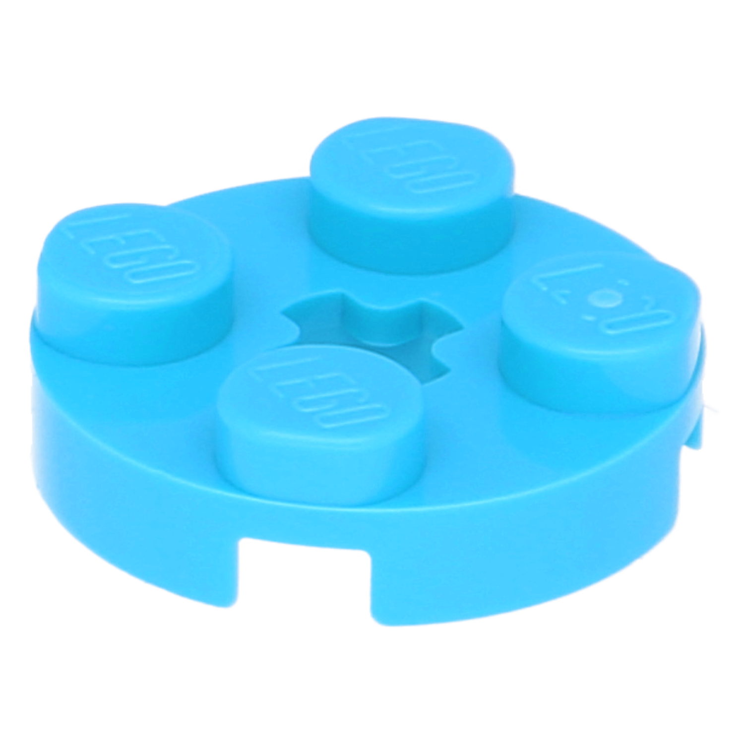 LEGO Platten (modifiziert) - 2 x 2 mit "+" - Achsenloch (rund)