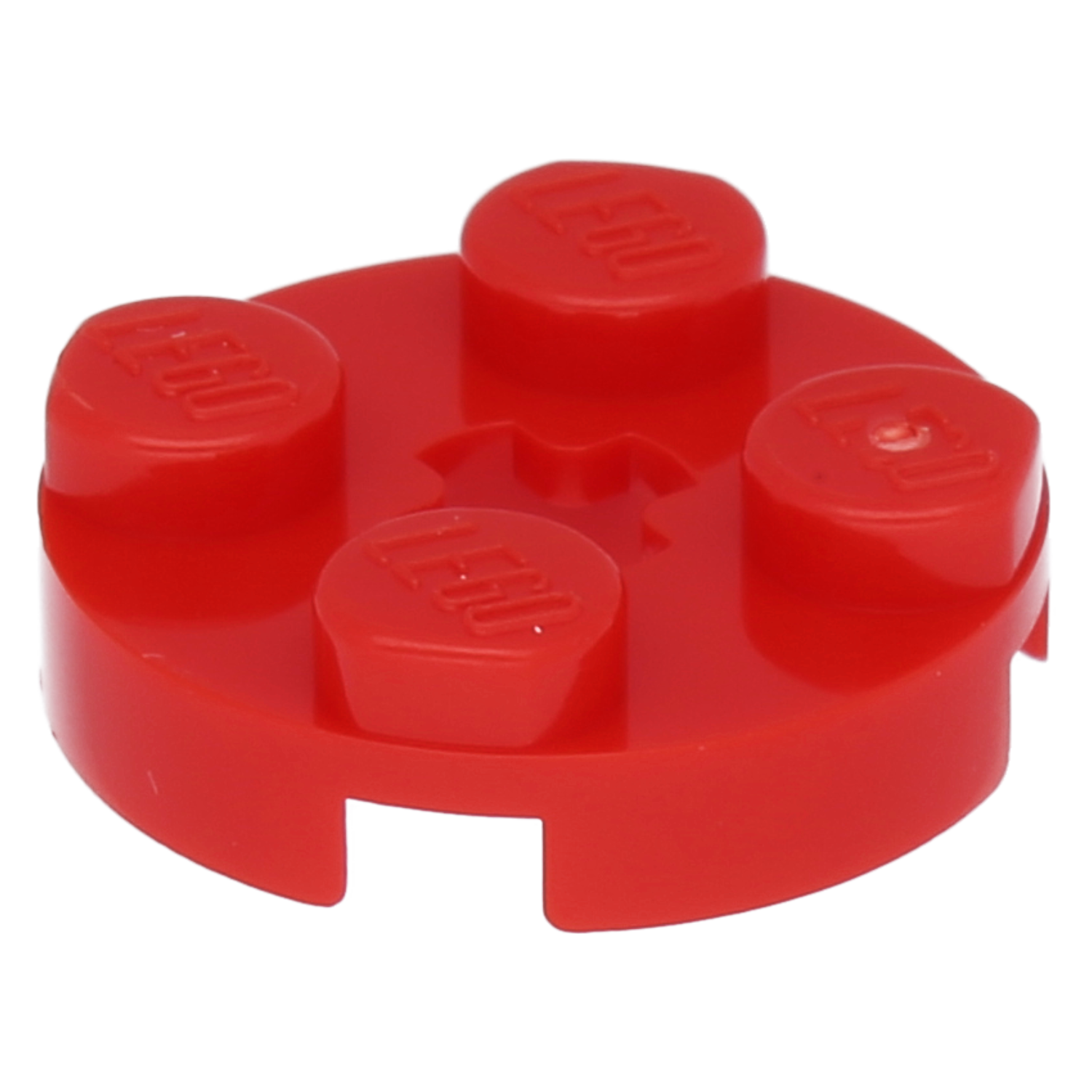 LEGO Platten (modifiziert) - 2 x 2 mit "+" - Achsenloch (rund)