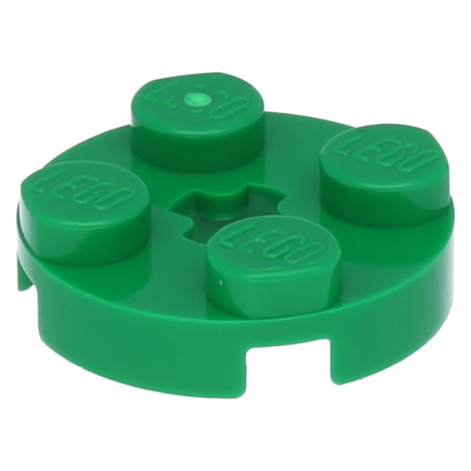 LEGO Platten (modifiziert) - 2 x 2 mit "+" - Achsenloch (rund)