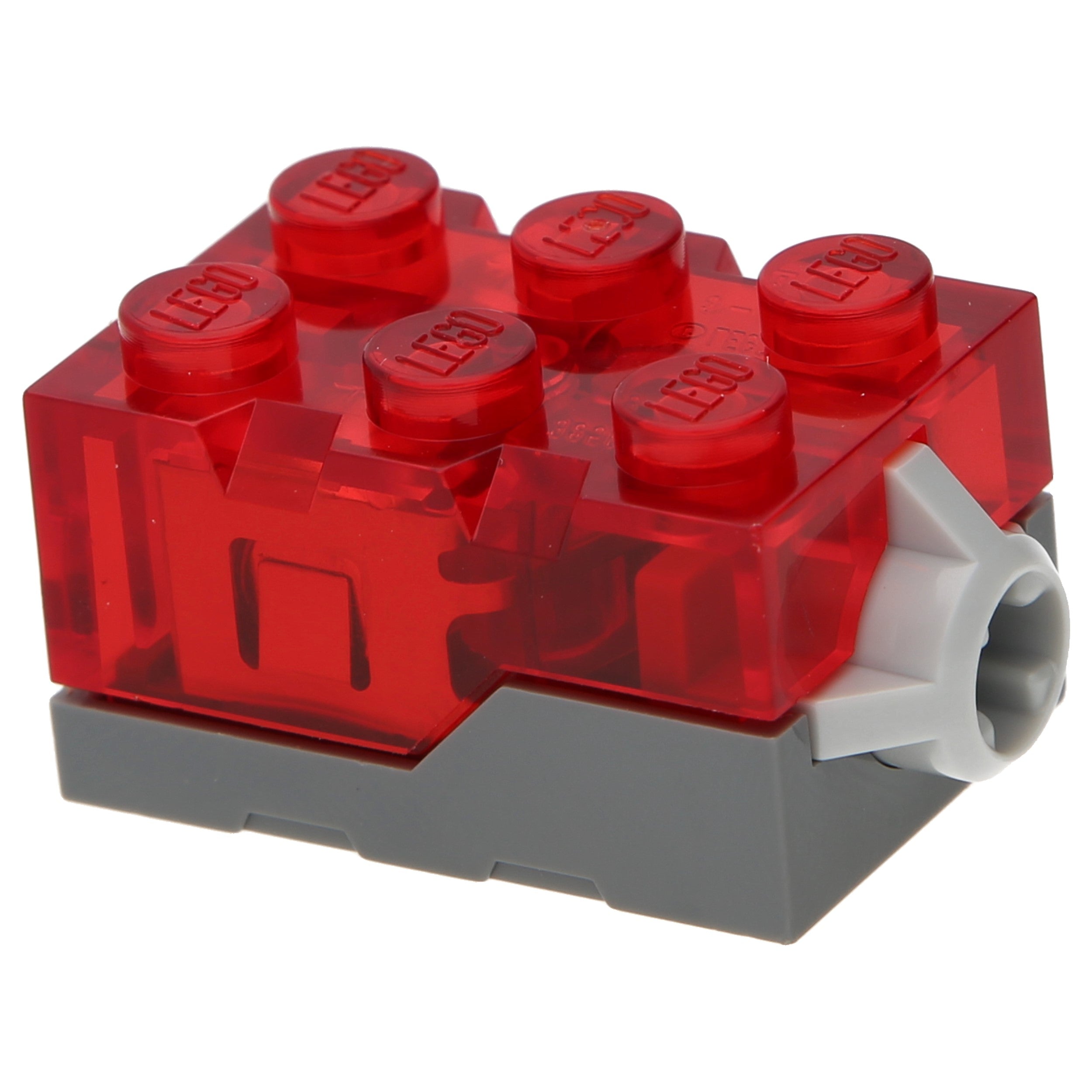 LEGO light - stone 2 x 3 x 1 1/3 with red LED light