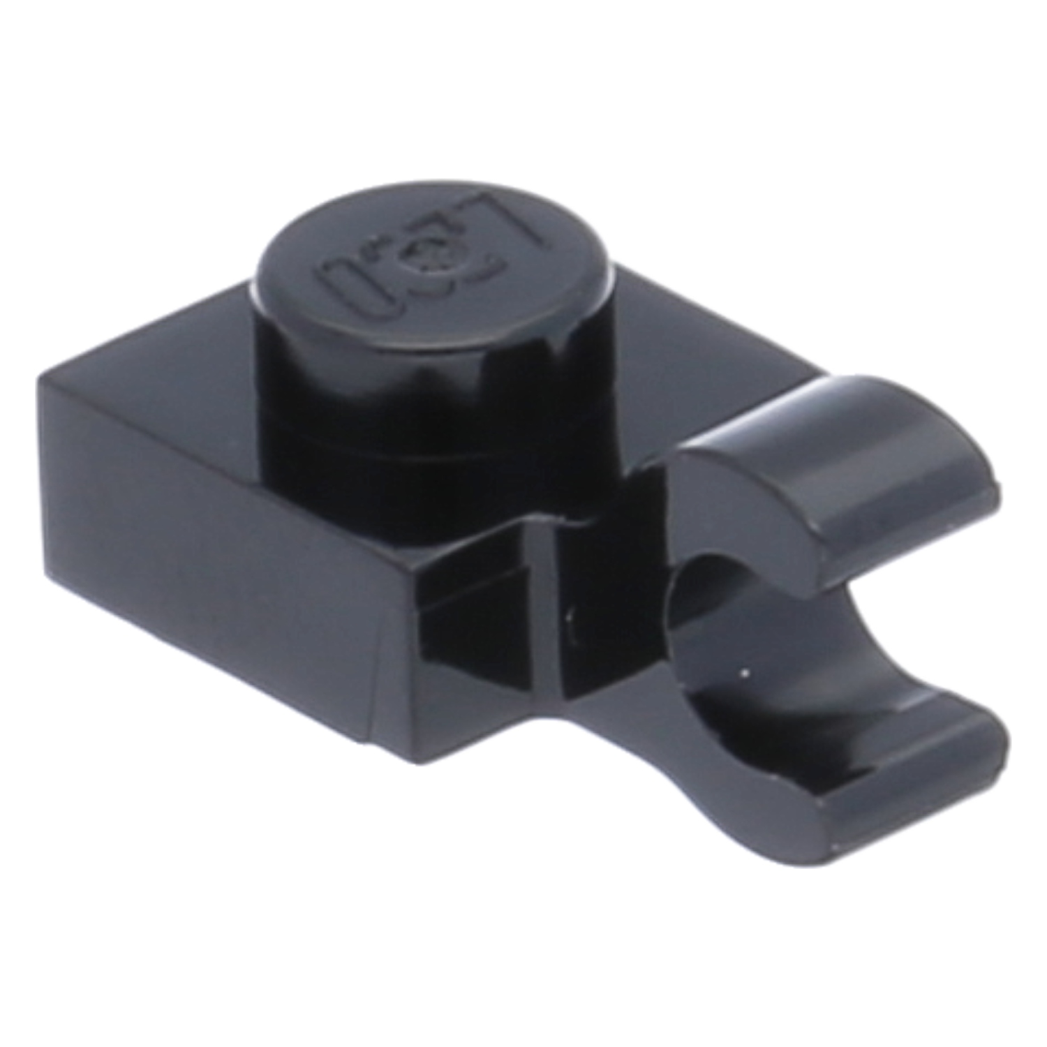 LEGO Platten (modifiziert) - 1 x 1 mit offenem O-Clip (horizontal)