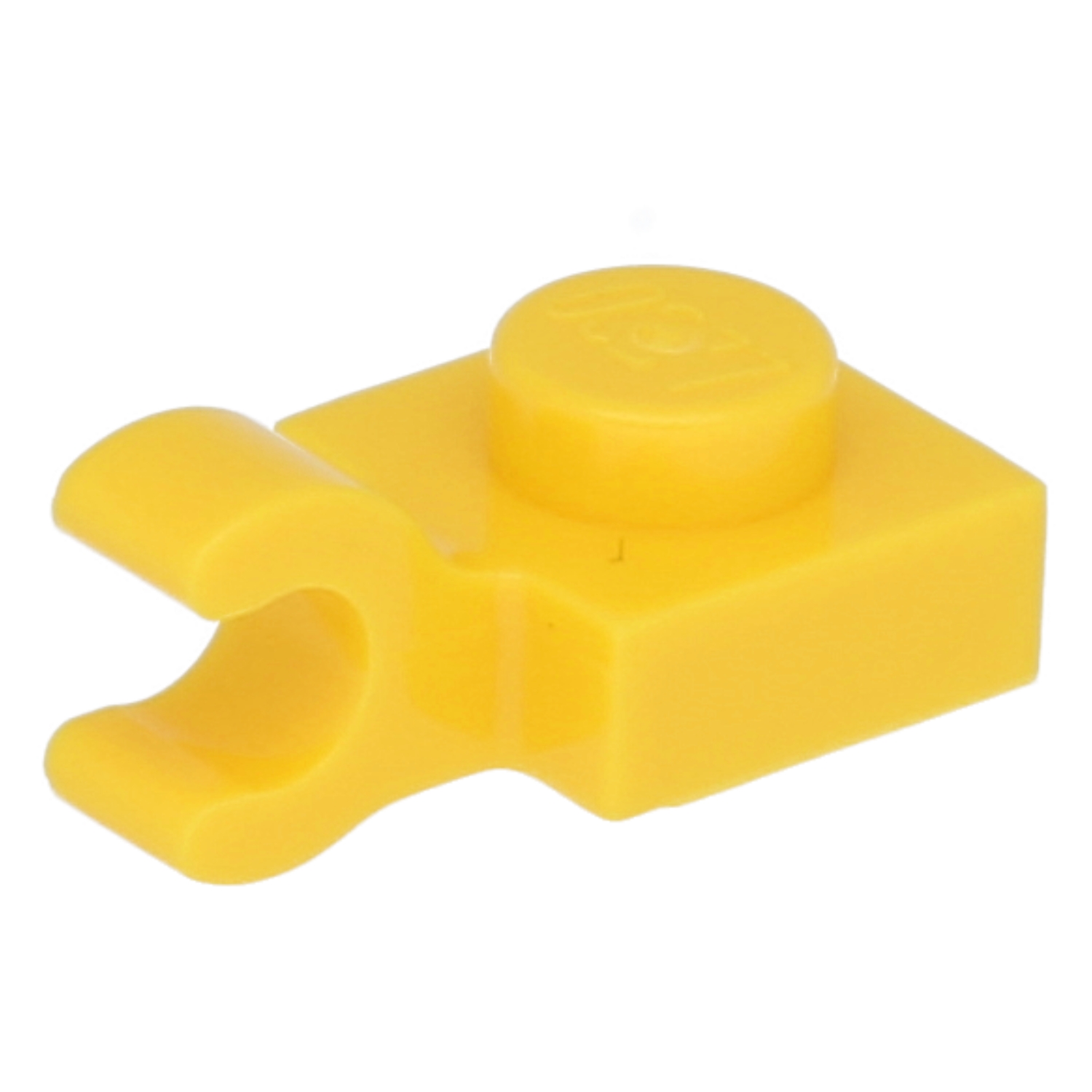 LEGO Platten (modifiziert) - 1 x 1 mit offenem O-Clip (horizontal)