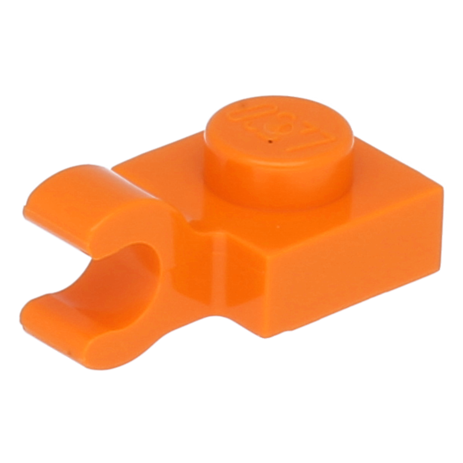 LEGO Platten (modifiziert) - 1 x 1 mit offenem O-Clip (horizontal)