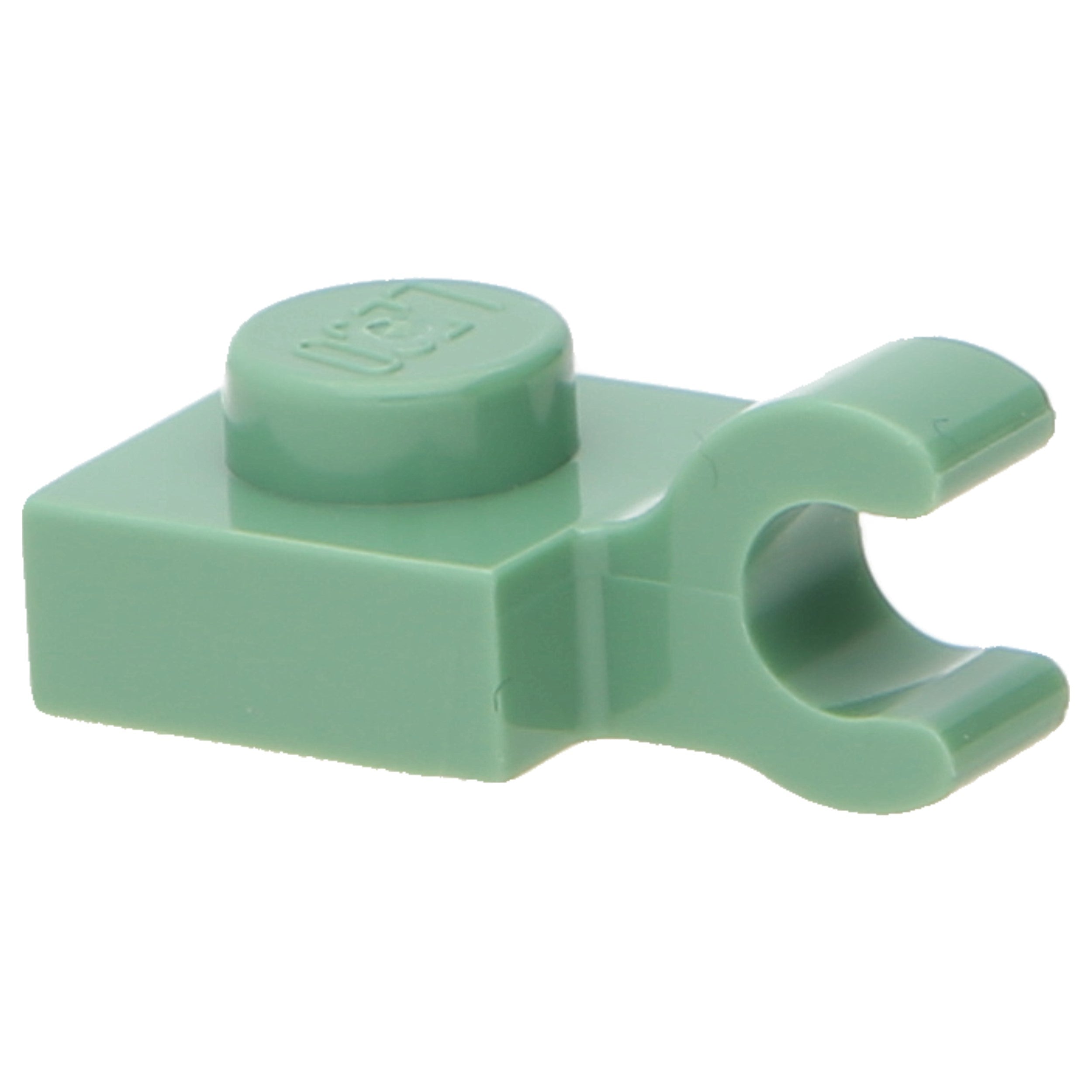 LEGO Platten (modifiziert) - 1 x 1 mit offenem O-Clip (horizontal)