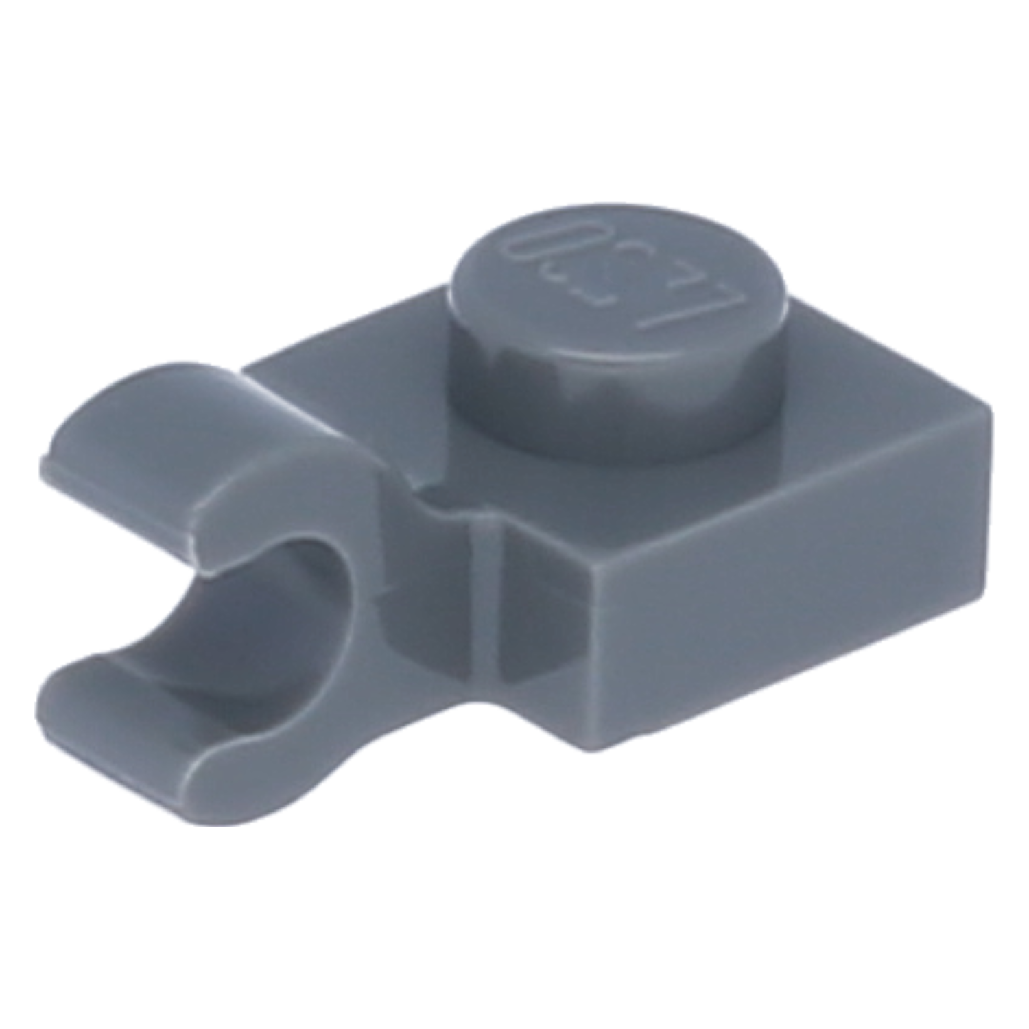 LEGO Platten (modifiziert) - 1 x 1 mit offenem O-Clip (horizontal)