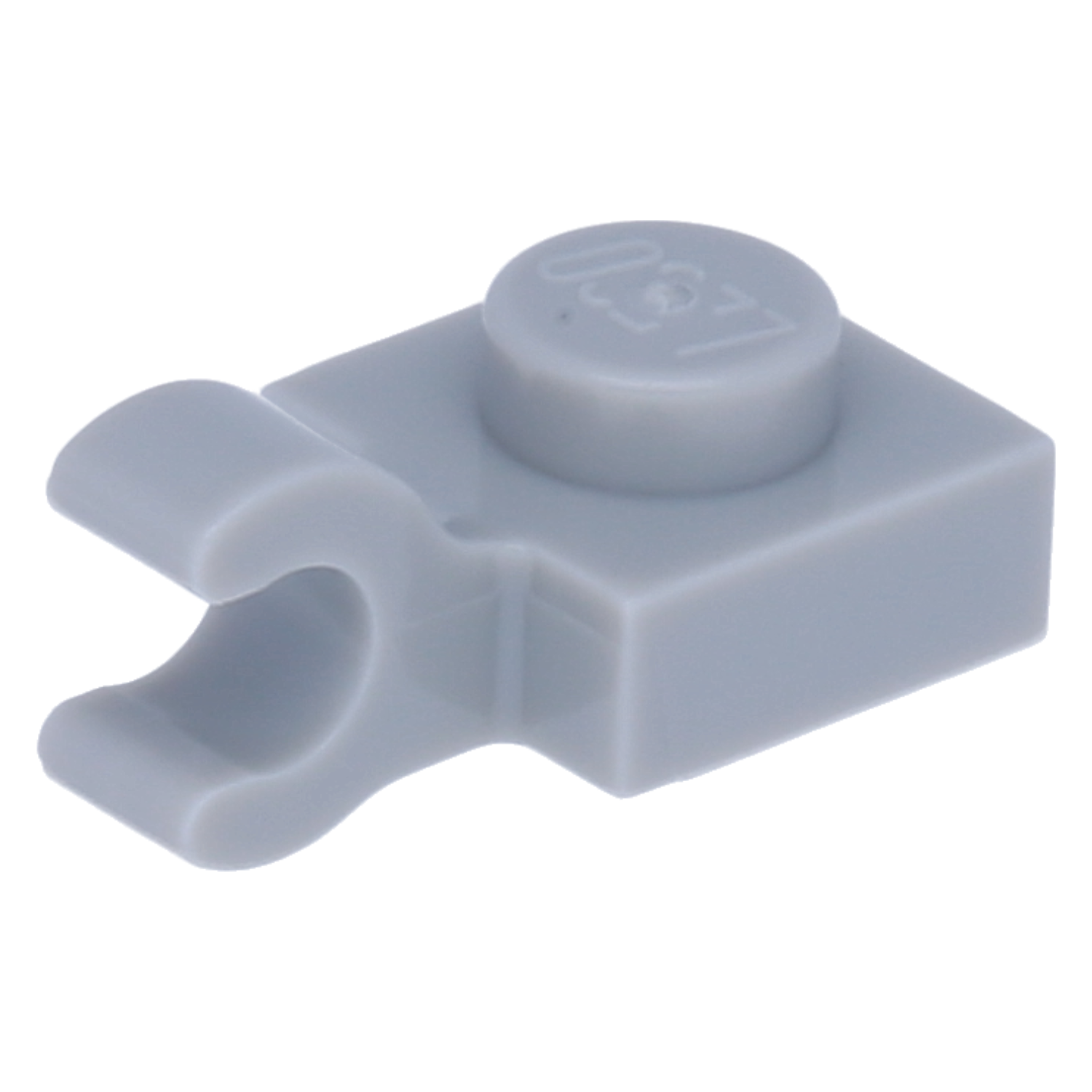 LEGO Platten (modifiziert) - 1 x 1 mit offenem O-Clip (horizontal)