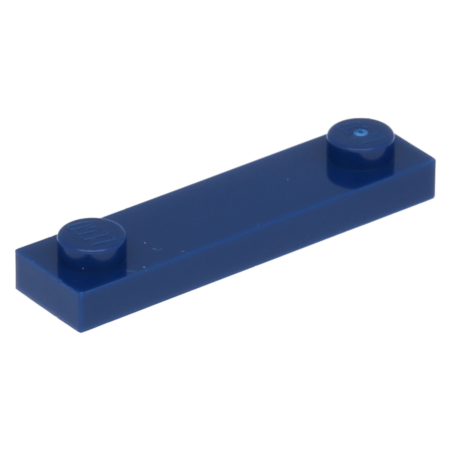 Lego plates (modified) - 1 x 4 with 2 knobs (without groove)