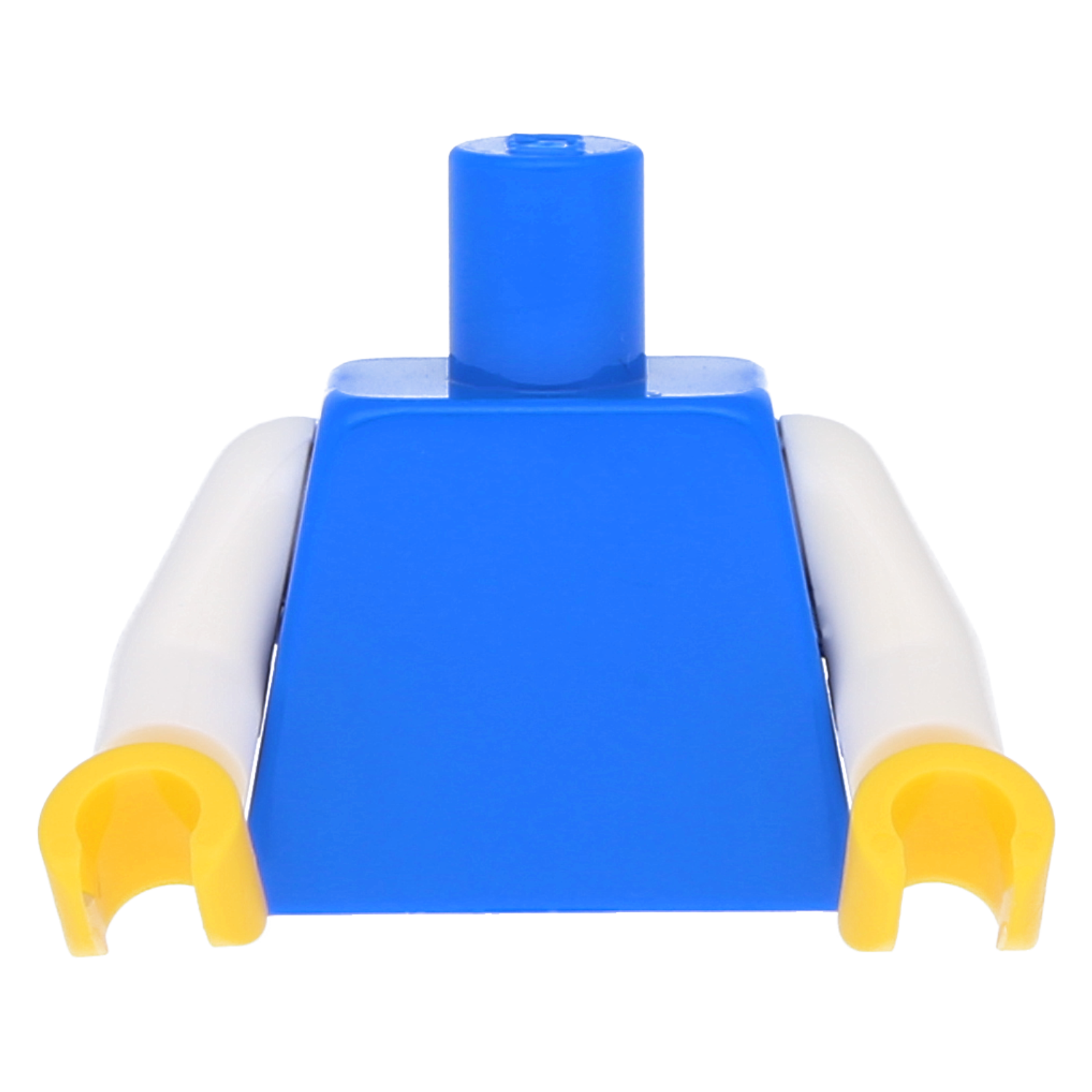 LEGO Minifigures upper body - white arms with yellow hands