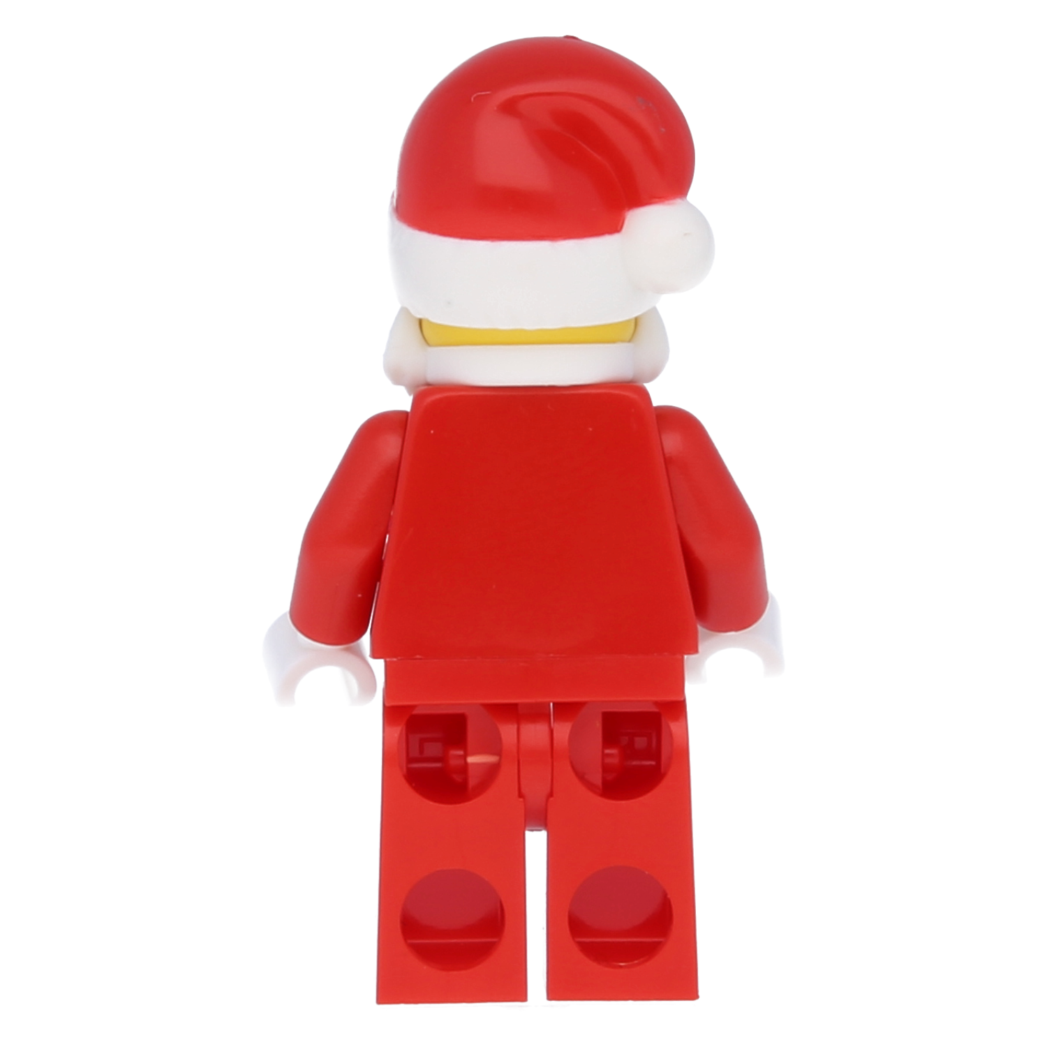 LEGO Minifigur - Weihnachtsmann mit Bart und Mütze (braune Augenbrauen)