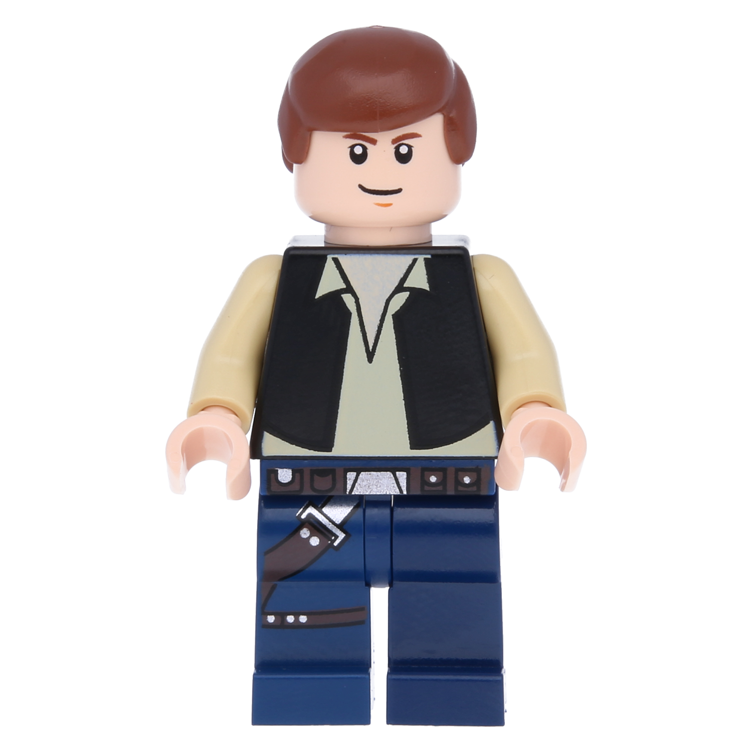 LEGO Star Wars Minifigure - Han Solo (Black Vest, Blue Pants)