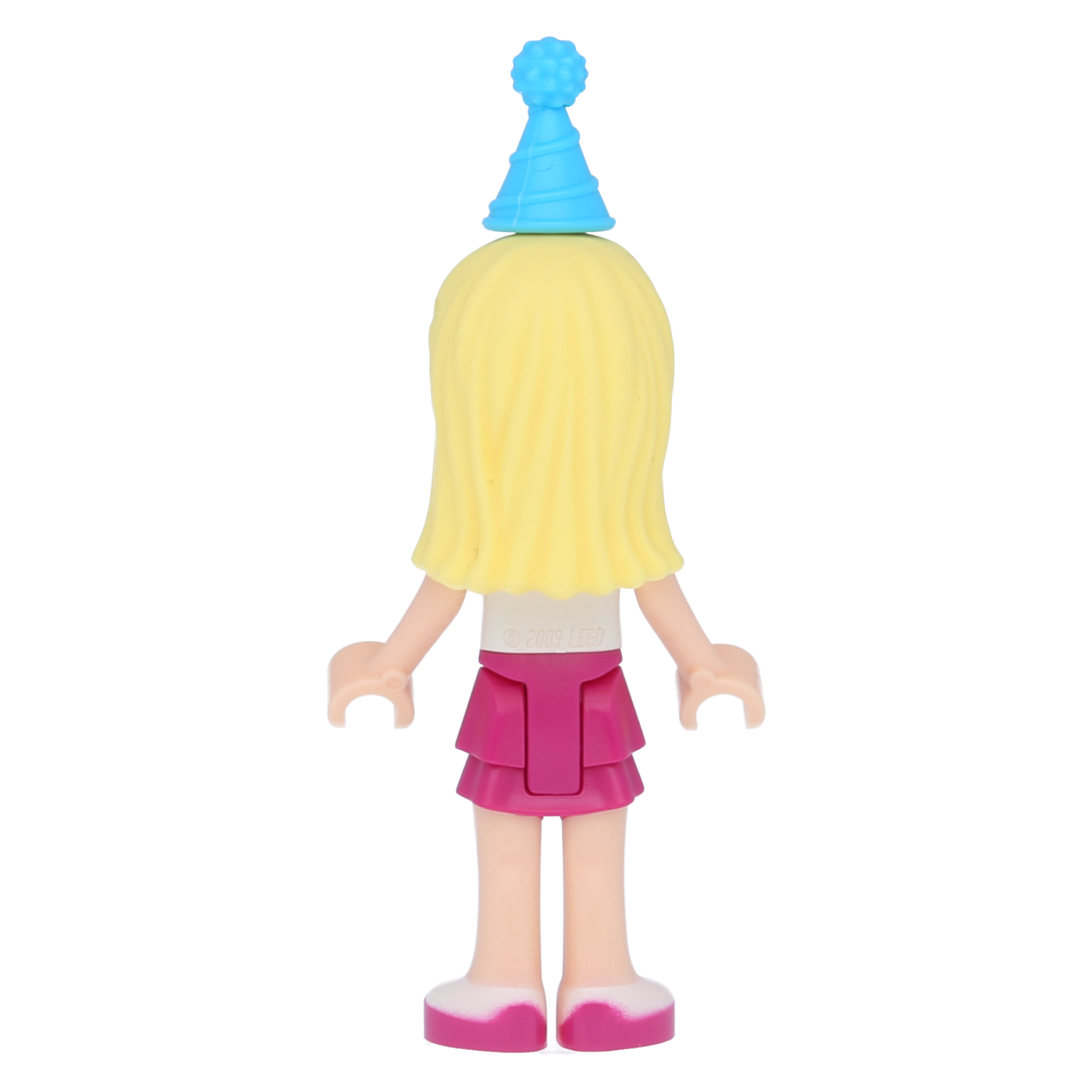 LEGO Friends Minifigur - Stephanie mit azurblauen Partyhut