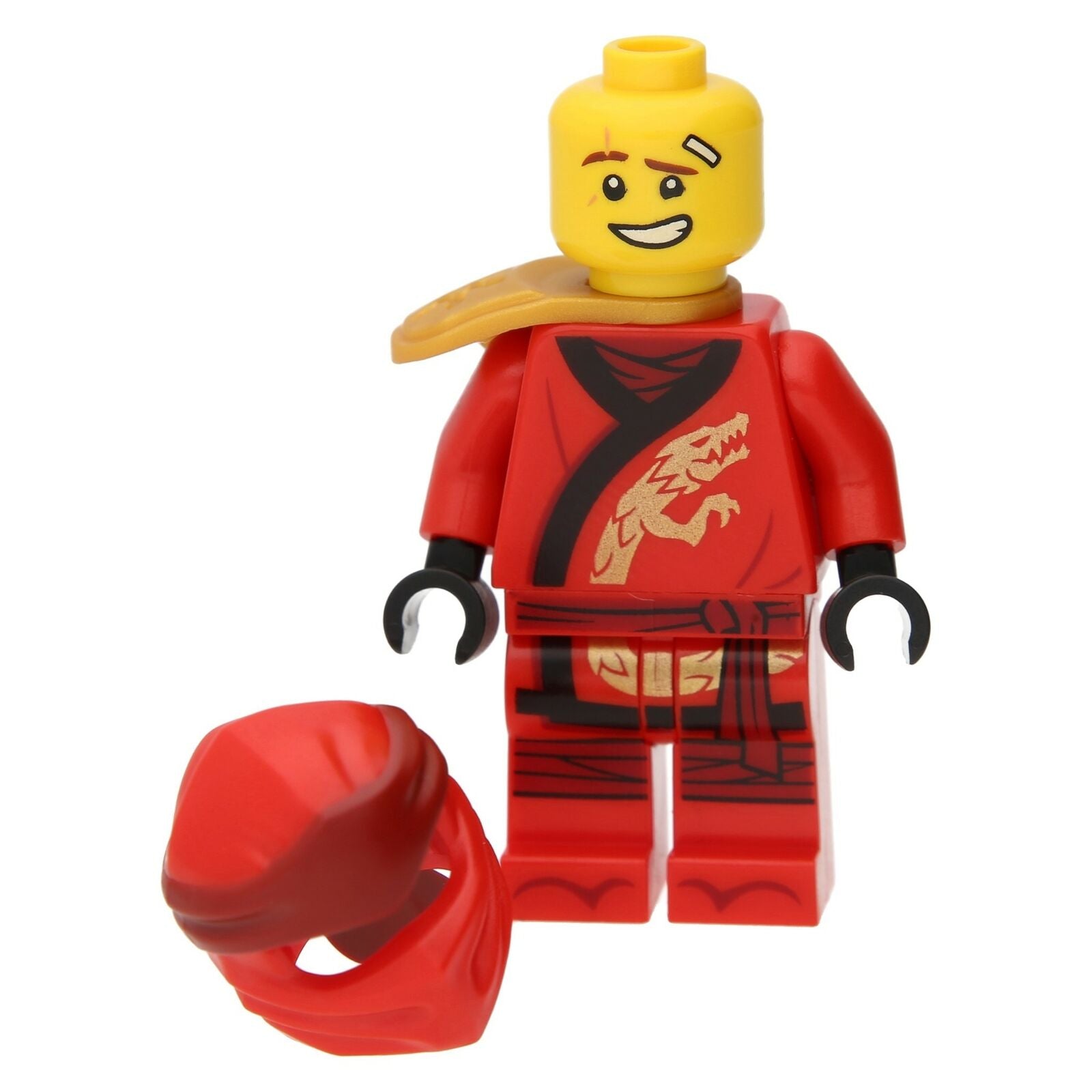 Lego Ninjago Minifigur - Kai with a golden shoulder pad (Legacy)